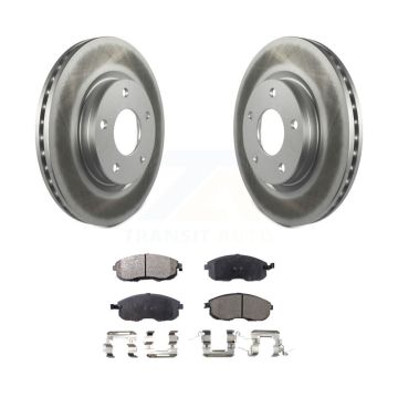 Front Coated Disc Brake Rotors And Ceramic Pads Kit For Nissan Sentra KGT-100534