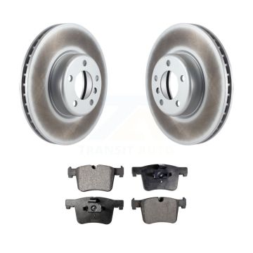Front Coated Disc Brake Rotors And Ceramic Pads Kit For BMW 335i xDrive GT KGT-100557