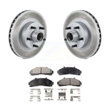 Front Coated Brake Rotor Ceramic Pad Kit For Ford Ranger Explorer Mazda B4000 B3000 B2300 KGT-100571