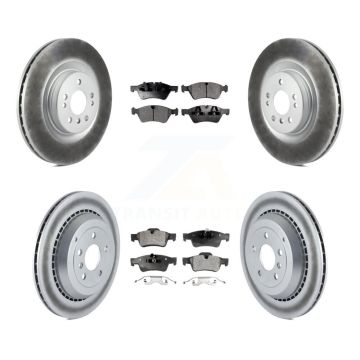 Front Rear Coat Brake Rotor Ceramic Pad Kit For Mercedes-Benz ML350 GL350 GL320 GL450 G55 KGT-100998