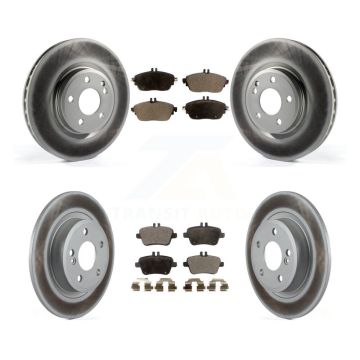 Front Rear Coat Brake Rotor Ceramic Pad Kit For Mercedes-Benz GLA250 CLA250 B250 INFINITI KGT-101243