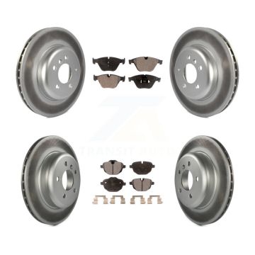 Front Rear Coat Disc Brake Rotors Ceramic Pad Kit For BMW 535i xDrive 535d ActiveHybrid 5 KGT-101276