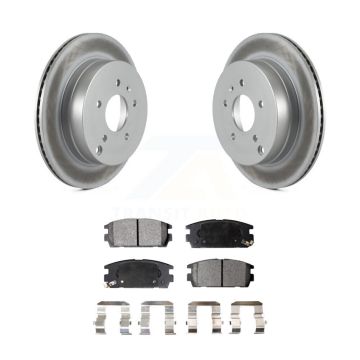 Rear Coated Brake Rotors Ceramic Pad Kit For Chevrolet Equinox Pontiac Torrent Saturn Vue KGT-101312