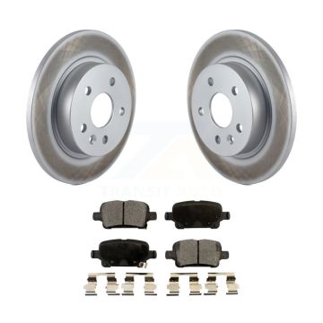 Rear Coat Brake Rotors Ceramic Pad Kit For Chevrolet Cruze With 268mm Diameter Rotor KGT-101324