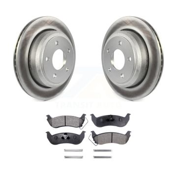Rear Coated Disc Brake Rotors And Ceramic Pads Kit For Ford Ranger Mazda B2300 B4000 KGT-101373