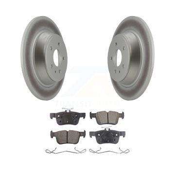 Rear Coated Disc Brake Rotor & Ceramic Pad Kit For Ford Escape Fusion Lincoln MKC MKX MKZ KGT-101381