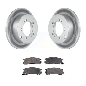 Rear Coat Brake Rotor Ceramic Pad Kit For Chrysler Sebring Mitsubishi Eclipse Eagle Talon KGT-101389