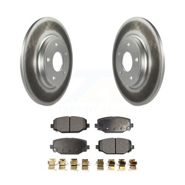 Rear Coat Brake Rotor Ceramic Pad Kit For Dodge Grand Caravan Journey Chrysler Town & Ram KGT-101422