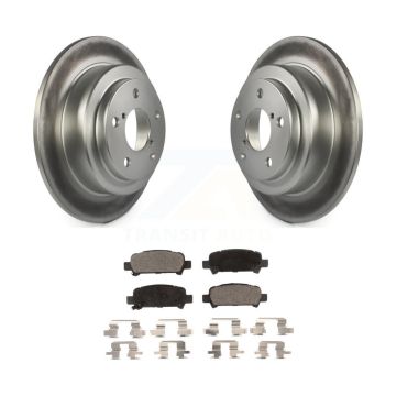 Rear Coated Disc Brake Rotors And Ceramic Pads Kit For Subaru Forester Impreza KGT-101429