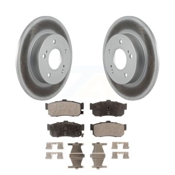 Rear Coated Disc Brake Rotors And Ceramic Pads Kit For Nissan Maxima INFINITI I30 KGT-101440