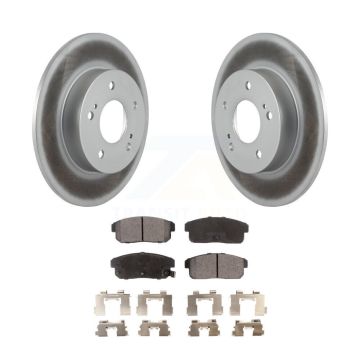 Rear Coated Disc Brake Rotors And Ceramic Pads Kit For Nissan Maxima INFINITI I35 I30 KGT-101441