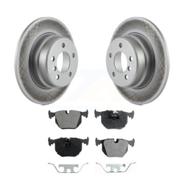 Rear Coated Disc Brake Rotors And Ceramic Pads Kit For BMW X5 KGT-101460