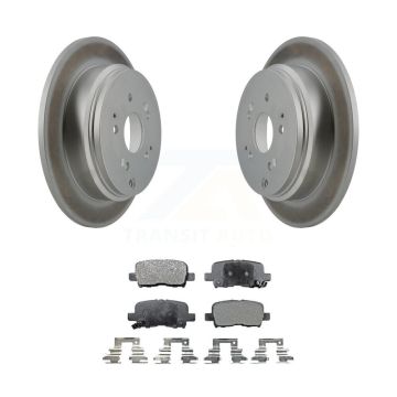 Rear Coated Disc Brake Rotors And Ceramic Pads Kit For 2002-2004 Honda Odyssey KGT-101471