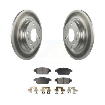 Rear Coat Brake Rotors Ceramic Pad Kit For Ford Fusion Mazda 6 Lincoln MKZ Zephyr Mercury KGT-101482