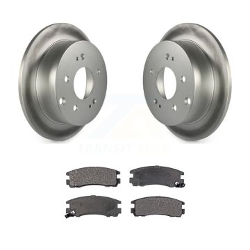 Rear Coated Disc Brake Rotors And Ceramic Pads Kit For Mitsubishi Eclipse Galant KGT-101489