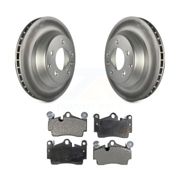Rear Coat Disc Brake Rotor Ceramic Pad Kit For Audi Q7 Porsche Cayenne Volkswagen Touareg KGT-101493