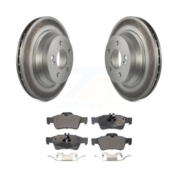 Rear Coat Brake Rotor Ceramic Pad Kit For Mercedes-Benz E350 E400 E320 E500 CLS550 CLS500 KGT-101495