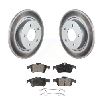 Rear Coated Disc Brake Rotors And Ceramic Pads Kit For Mazda 3 Sport KGT-101499