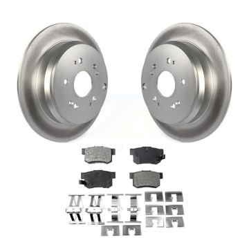 Rear Coated Disc Brake Rotors And Ceramic Pads Kit For Acura RDX KGT-101502