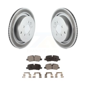 Rear Coated Disc Brake Rotors And Ceramic Pads Kit For Land Rover Range Sport LR4 LR3 KGT-101511