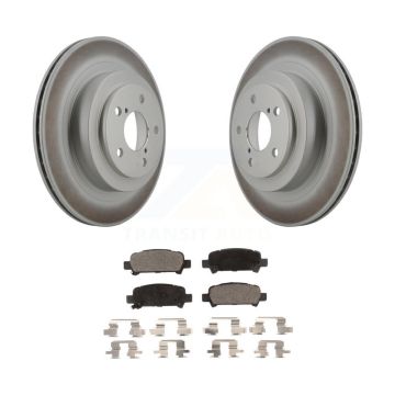Rear Coated Disc Brake Rotors And Ceramic Pads Kit For Subaru Legacy KGT-101513