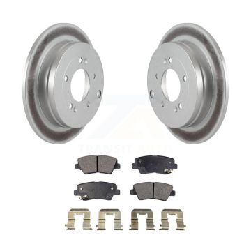 Rear Coated Disc Brake Rotors And Ceramic Pads Kit For Kia Amanti Hyundai Azera KGT-101524