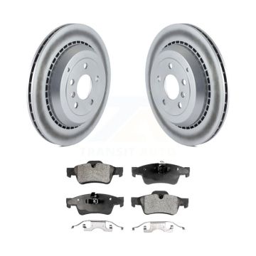 Rear Coat Brake Rotor Ceramic Pad Kit For Mercedes-Benz ML350 GL350 R350 GL320 GL450 R320 KGT-101532