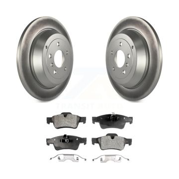 Rear Coat Brake Rotors Ceramic Pad Kit For Mercedes-Benz ML350 ML320 R350 ML500 R320 R500 KGT-101533