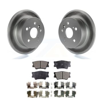 Rear Coated Disc Brake Rotors And Ceramic Pads Kit For Toyota Camry Lexus ES350 Avalon KGT-101538