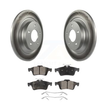 Rear Coated Disc Brake Rotors And Ceramic Pads Kit For Mazda 5 KGT-101540