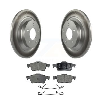 Rear Coated Disc Brake Rotors And Ceramic Pads Kit For 2006 Mazda 5 To 02 06 KGT-101541