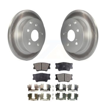 Rear Coated Disc Brake Rotors And Ceramic Pads Kit For Toyota RAV4 Lexus HS250h KGT-101544