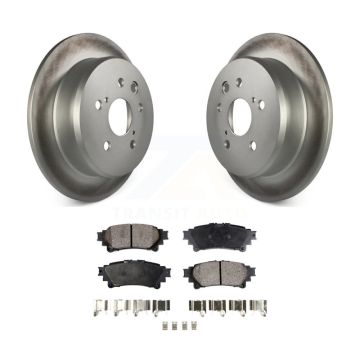 Rear Coated Disc Brake Rotors And Ceramic Pads Kit For Lexus IS250 KGT-101549