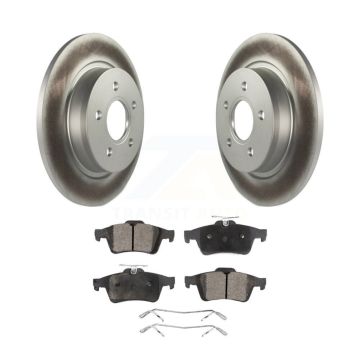 Rear Coated Disc Brake Rotors And Ceramic Pads Kit For Volvo S40 C30 V50 C70 KGT-101559