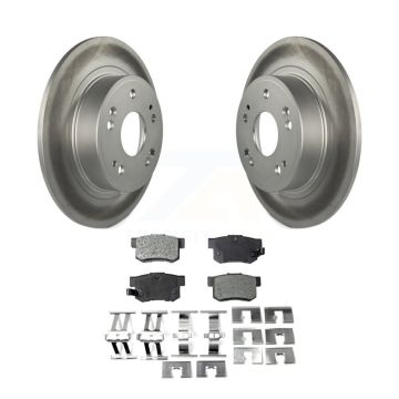 Rear Coated Disc Brake Rotors And Ceramic Pads Kit For Honda Accord Acura ILX KGT-101563