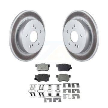 Rear Coated Disc Brake Rotors And Ceramic Pads Kit For Suzuki SX4 Crossover KGT-101576
