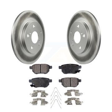 Rear Coat Brake Rotors Ceramic Pad Kit For Toyota Matrix Pontiac Vibe Corolla iM Scion xB KGT-101580