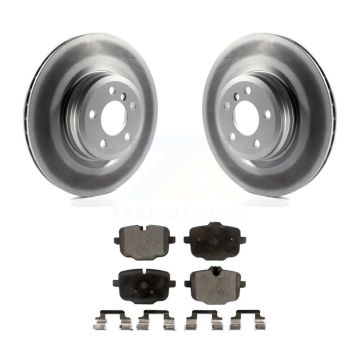 Rear Coat Disc Brake Rotors Ceramic Pad Kit For 2016-2019 BMW Alpina B6 xDrive Gran Coupe KGT-101614