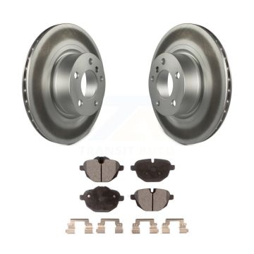 Rear Coated Disc Brake Rotors And Ceramic Pads Kit For BMW X3 X4 KGT-101628