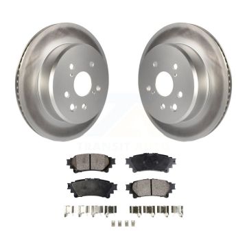 Rear Coat Disc Brake Rotor Ceramic Pad Kit For Lexus IS300 IS350 GS350 RC350 RC300 IS200t KGT-101642