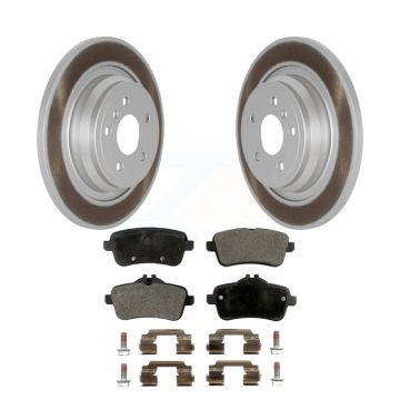 Rear Coated Disc Brake Rotor Ceramic Pad Kit For Mercedes-Benz ML350 GLE350 ML250 GLE300d KGT-101644