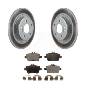 Rear Coat Brake Rotors Ceramic Pad Kit For Mercedes-Benz GLA250 CLA250 B250 INFINITI QX30 KGT-101656