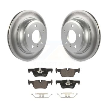Rear Coated Brake Rotor Ceramic Pad Kit For BMW 328i xDrive 330i 320i 428i 328d 430i Gran KGT-101661