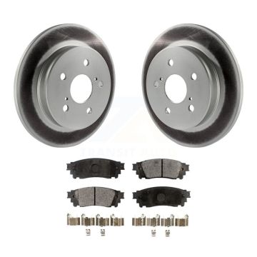 Rear Coat Disc Brake Rotor Ceramic Pad Kit For Toyota RAV4 Camry Lexus C-HR NX300 Corolla KGT-101672