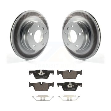 Rear Coated Disc Brake Rotor Ceramic Pad Kit For BMW 230i xDrive 228i 328i 320i 428i 328d KGT-101673