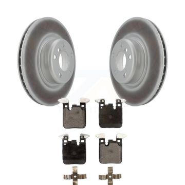Rear Coat Brake Rotor Ceramic Pad Kit For BMW 320i xDrive 230i 228i 328i M240i M235i 428i KGT-101683