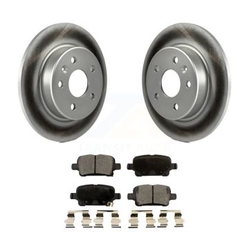 Rear Coated Disc Brake Rotors And Ceramic Pads Kit For Chevrolet Cruze Bolt EV Volt EUV KGT-101686