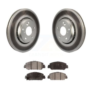 Front Coat Brake Rotor Ceramic Pad Kit For Honda Accord Hybrid EX-L Touring KGT-101846