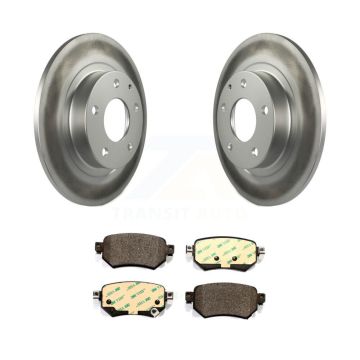 Rear Coated Disc Brake Rotors And Ceramic Pads Kit For 2016-2021 Mazda 6 KGT-102018