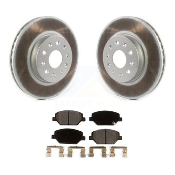 Front Coat Disc Brake Rotors Ceramic Pad Kit For Chevrolet Camaro Without Brembo Calipers KGT-102056